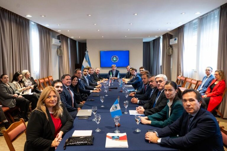 Ministro de Seguridad y Justicia de Chubut, Héctor Iturrioz, en la Mesa Interjurisdiccional de Trabajo del PRONADEM