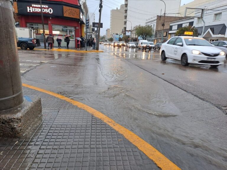 Cielo nublado sobre Comodoro Rivadavia