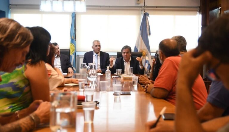Docentes en aula, Chubut